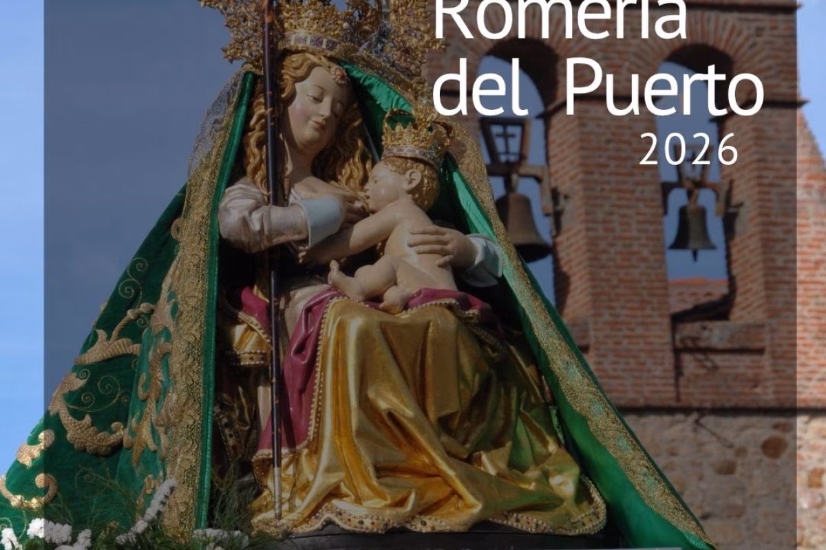 Cartel de Romería de la Virgen del Puerto 2026 en Plasencia
