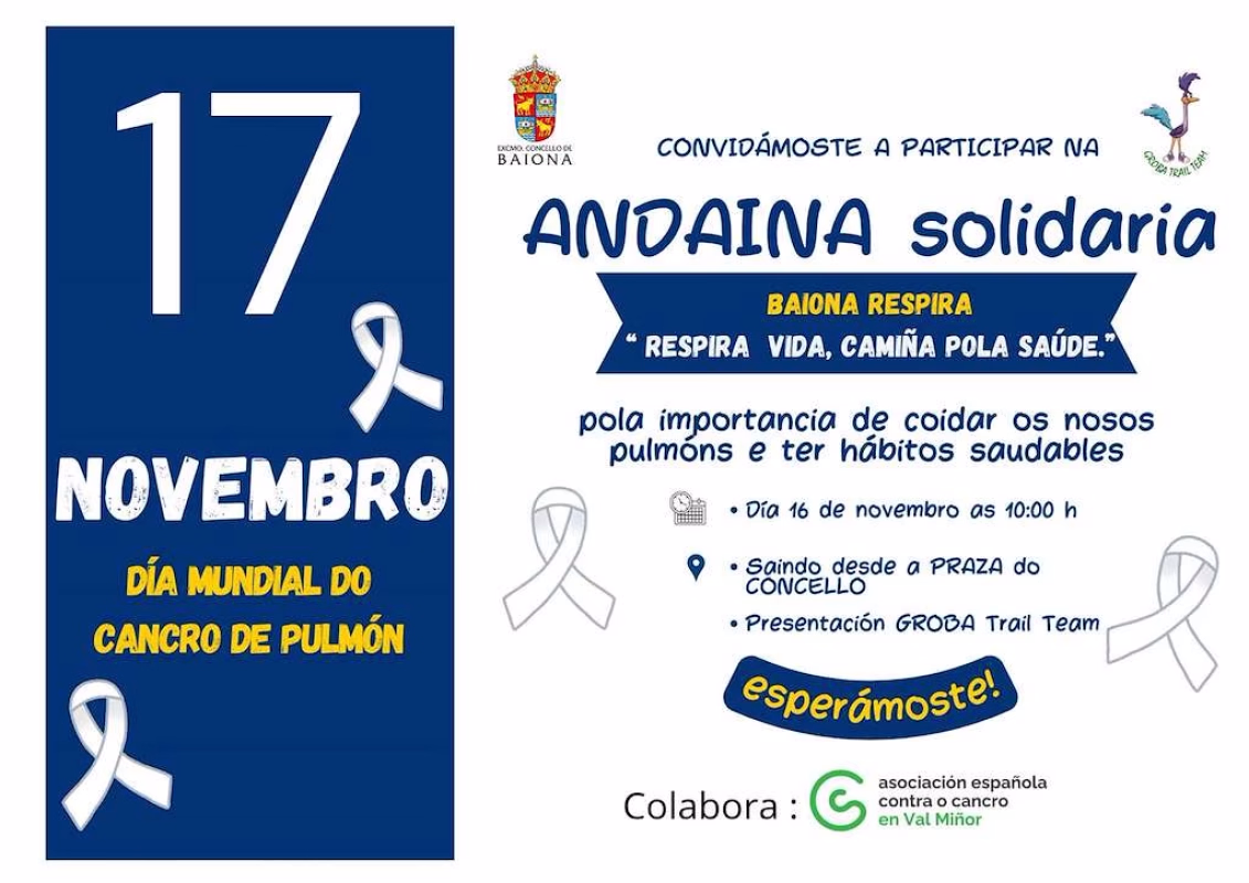 Andaina Solidaria Baiona Respira en Baiona