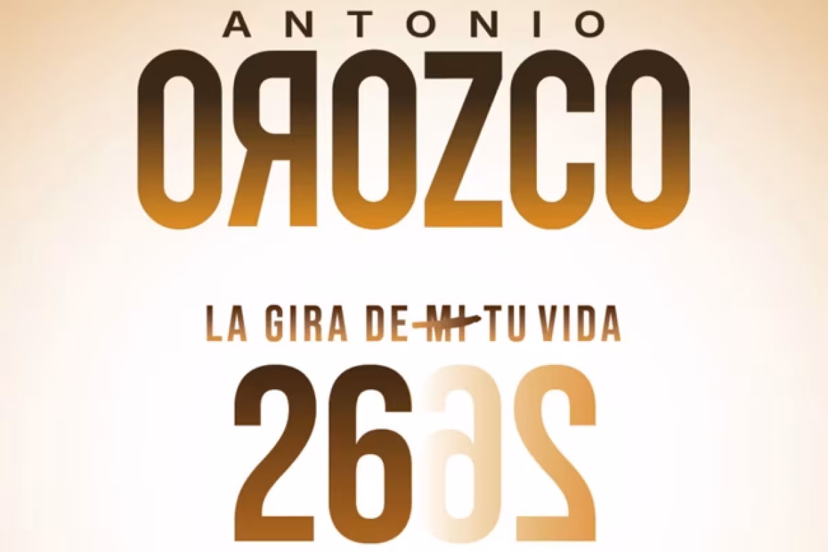 Antonio Orozco (20 de noviembre - Buesa Arena) en Vitoria-Gasteiz