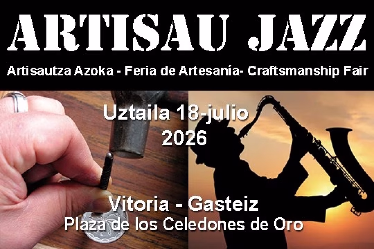 ArtisauJazz 2026 - Feria de Artesanía en Vitoria-Gasteiz en Vitoria-Gasteiz