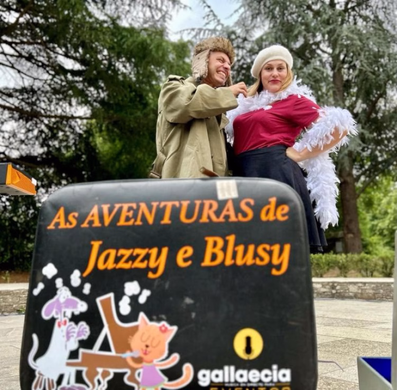 As aventuras de Jazzy e Blusy en Betanzos