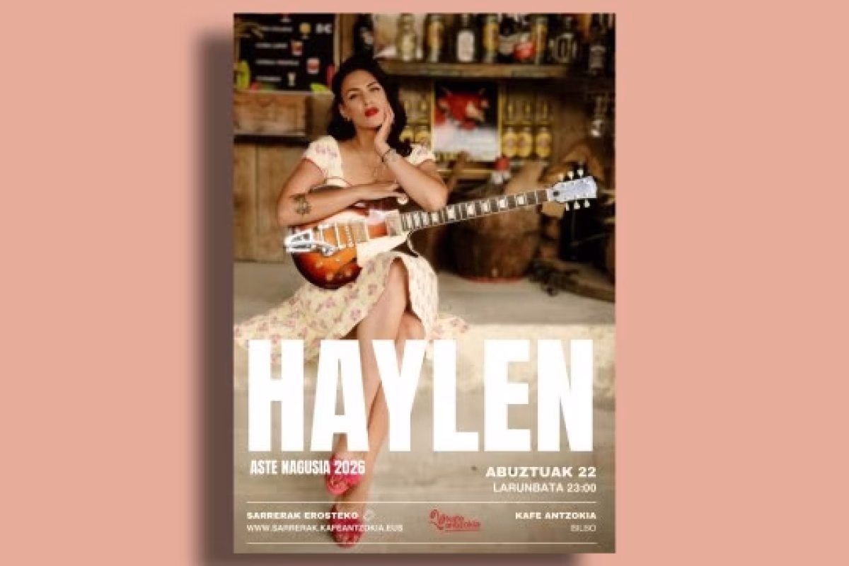 Aste Nagusia de Bilbao 2026: (Kafe Antzokia): HAYLEN en Bilbao