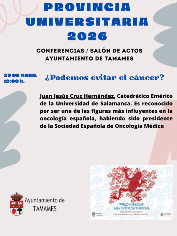 ¿Podemos evitar el cáncer? en Tamames