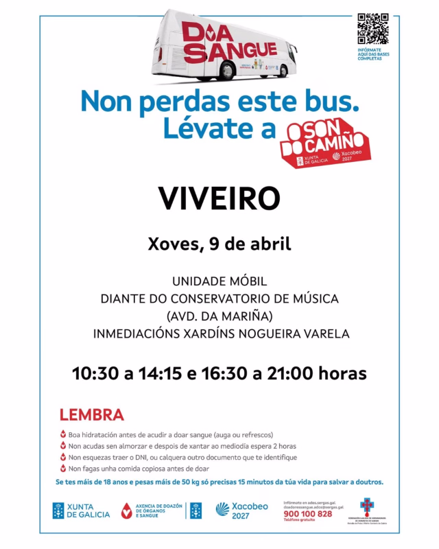 Doazón de Sangue en Viveiro en Viveiro
