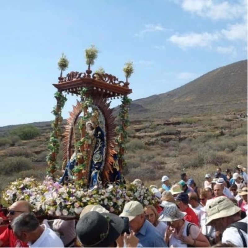 Bajada de la Virgen de El Socorro en Güímar