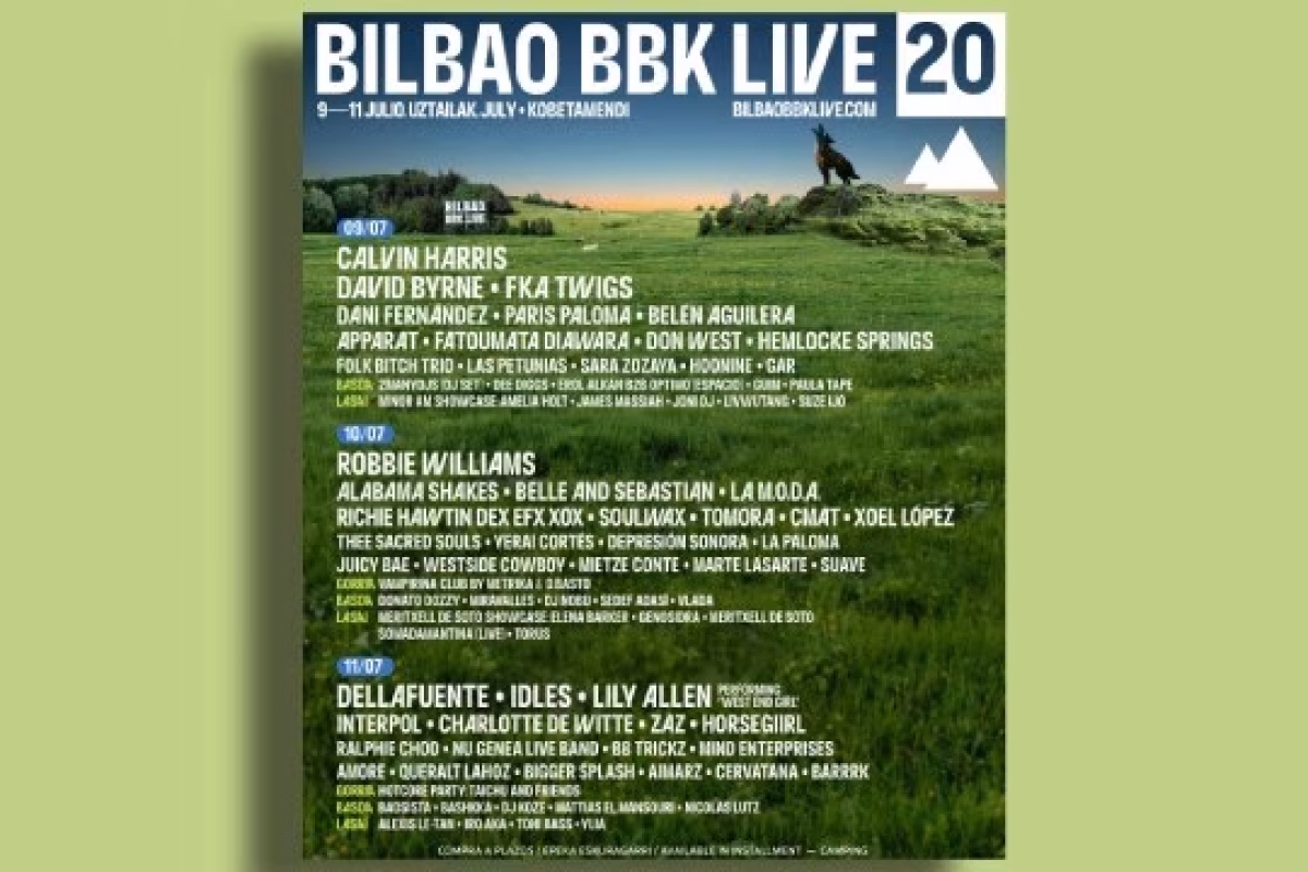 BBK Live 2026 (horarios y entradas) en Bilbao