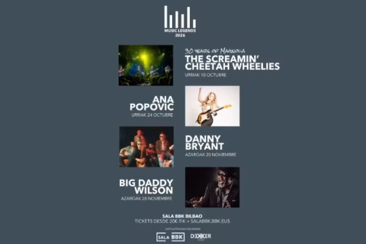 BBK Music Legends 2026: Ana Popovic en Bilbao