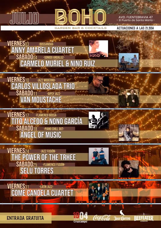 Boho - Música en Directo - Piano Chill Out en El Puerto de Santa María