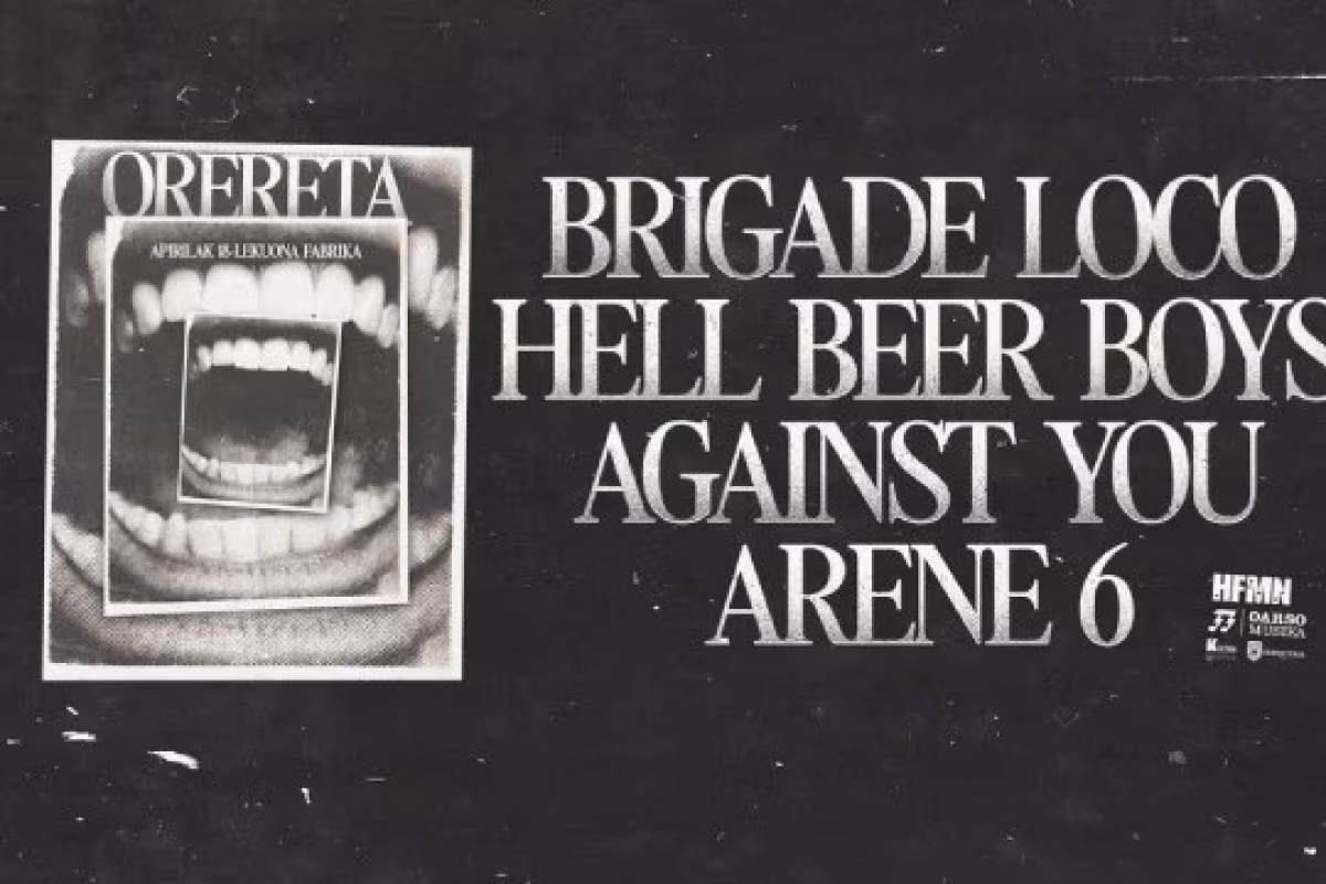 Brigade Loco + Hell Beer Boys + Against You + Arene 6 en Errenteria