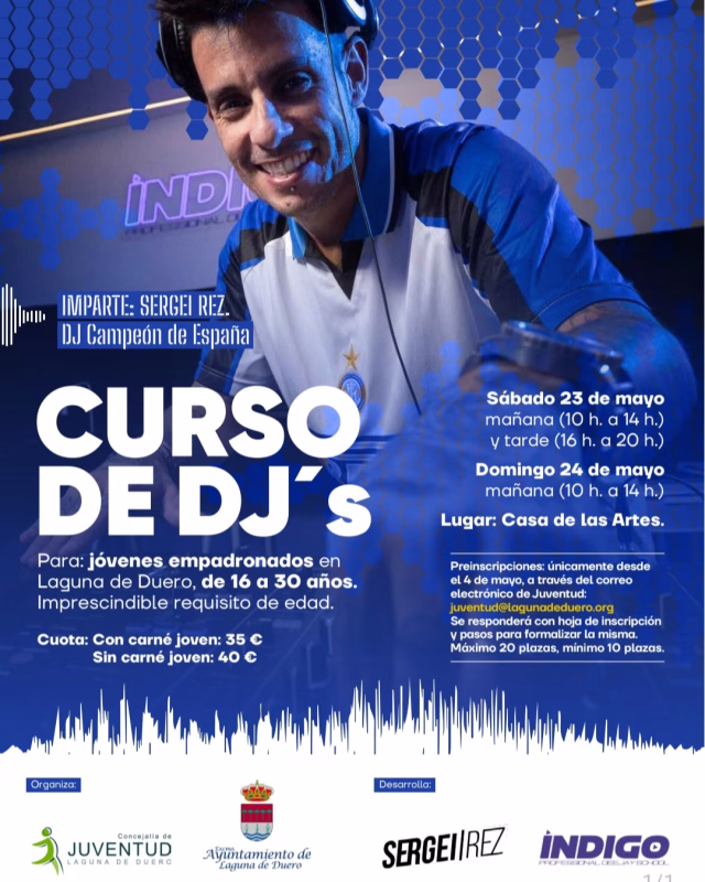 Curso de DJ's en Laguna de Duero