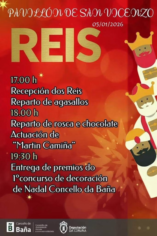 Cabalgata de Reyes (2027)  en A Baña en A Baña