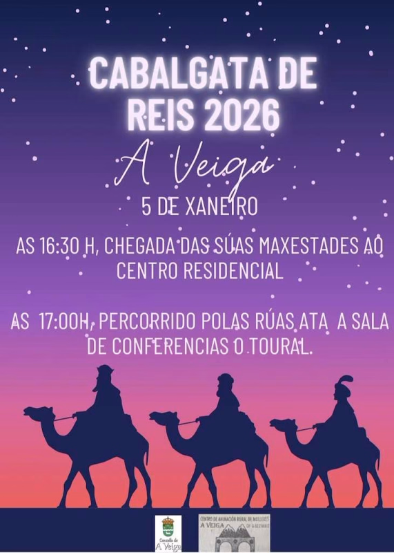 Cabalgata de Reyes (2027)  en A Veiga en A Veiga
