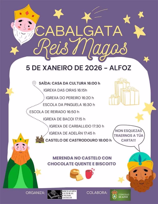 Cabalgata de Reyes (2027)  en Alfoz do Castrodouro en Abadín