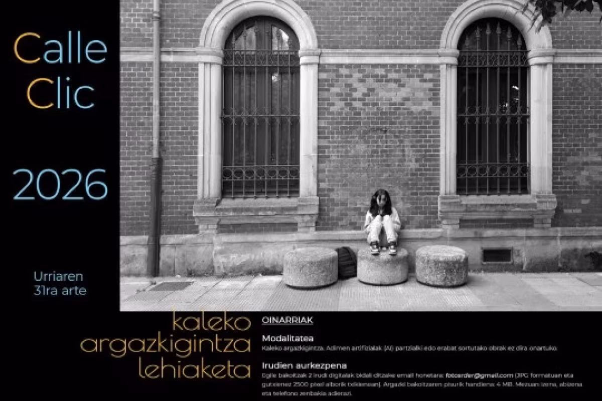 CalleClic 2026 - Concurso de Fotografía de Calle en Vitoria-Gasteiz