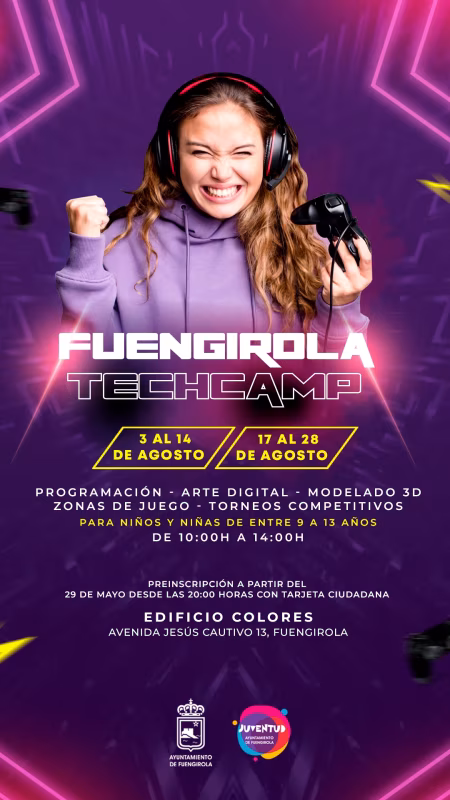 Campamento Tecnológico TechCamp en Fuengirola