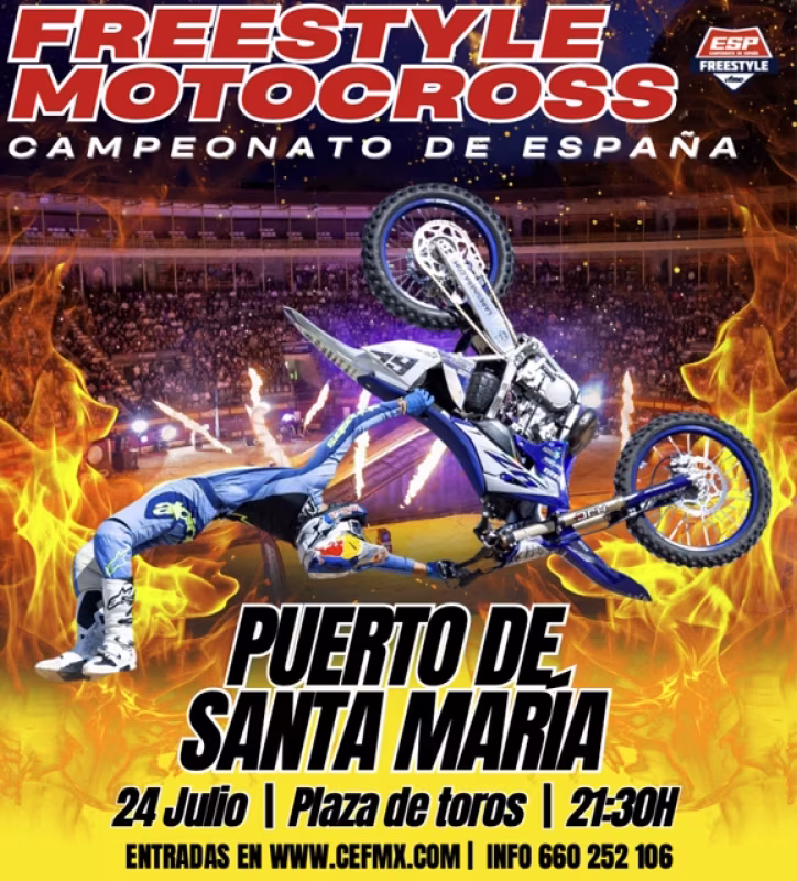 Campeonato de España de Freestyle Motocross en El Puerto de Santa María