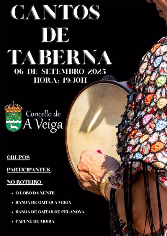 Cantos de Taberna  en A Veiga en A Veiga