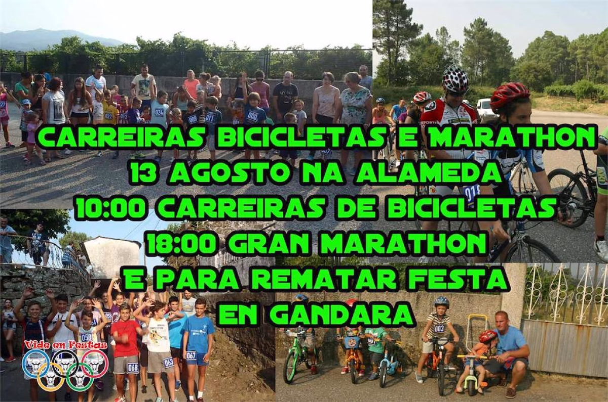 Carreira de Bicicletas e Marathon de Vide  en As Neves en As Neves