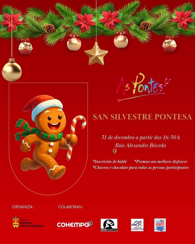 Carreira San Silvestre  en As Pontes de García Rodríguez en As Pontes de García Rodríguez