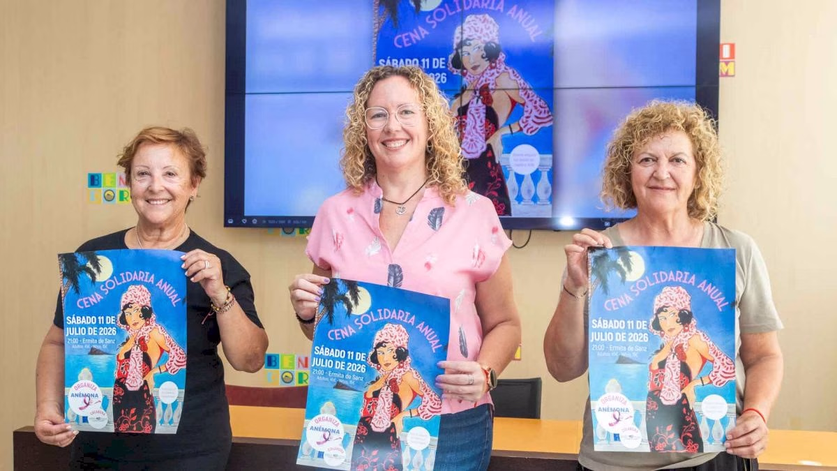 Cena de Verano Solidaria de Anémona en Benidorm