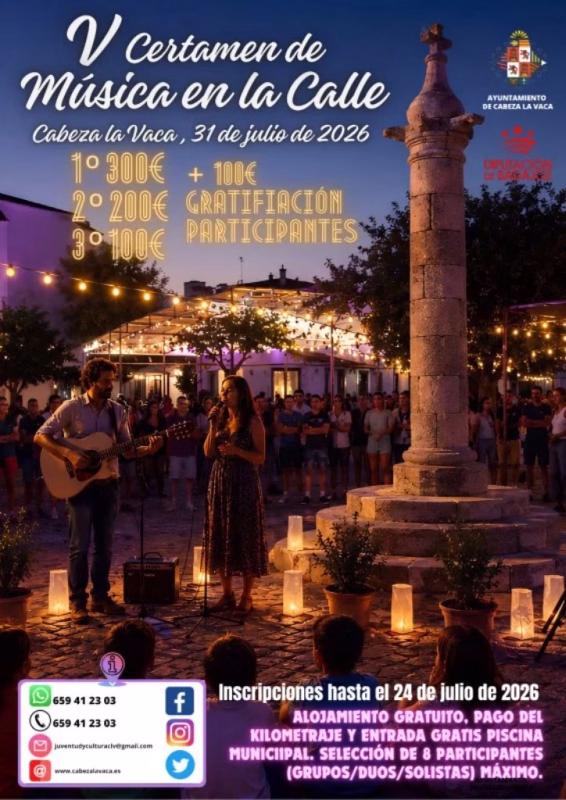 Certamen de Música en la Calle en Cabeza la Vaca en Cabeza la Vaca