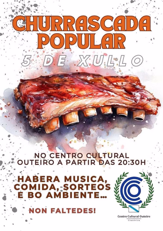 Churrascada Popular de Outeiro en Ares en Ares