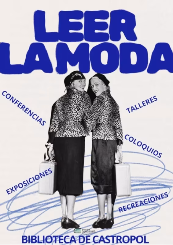 Cartel de Ciclo Leer la moda en Castropol