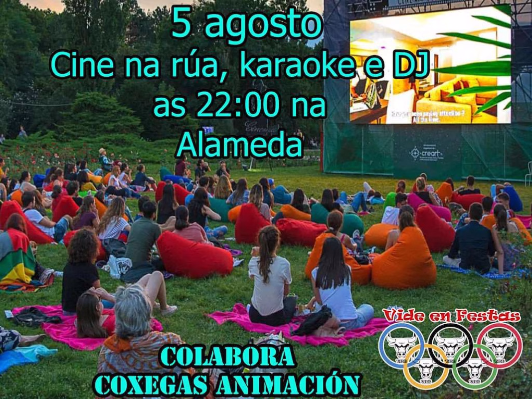 Cine na Rúa de Vide  en As Neves en As Neves
