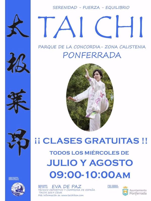 Clases de Taichi Gratis en Ponferrada en Torre del Bierzo