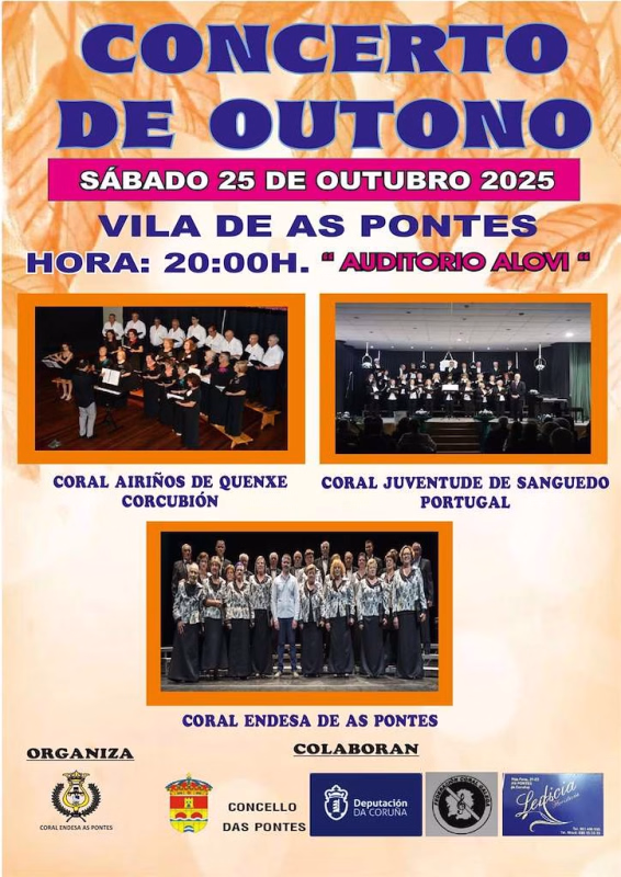 Concerto de Outono en As Pontes de García Rodríguez en As Pontes de García Rodríguez
