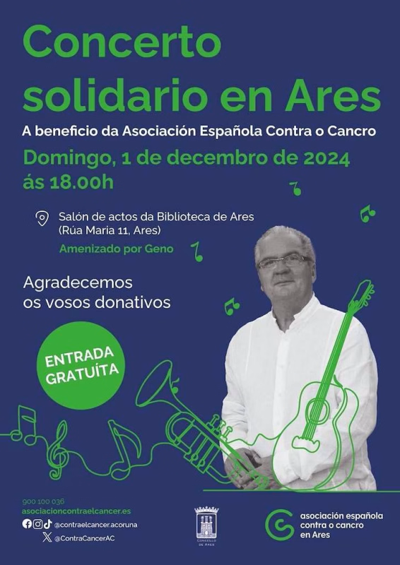 Concerto Solidario en Ares en Ares