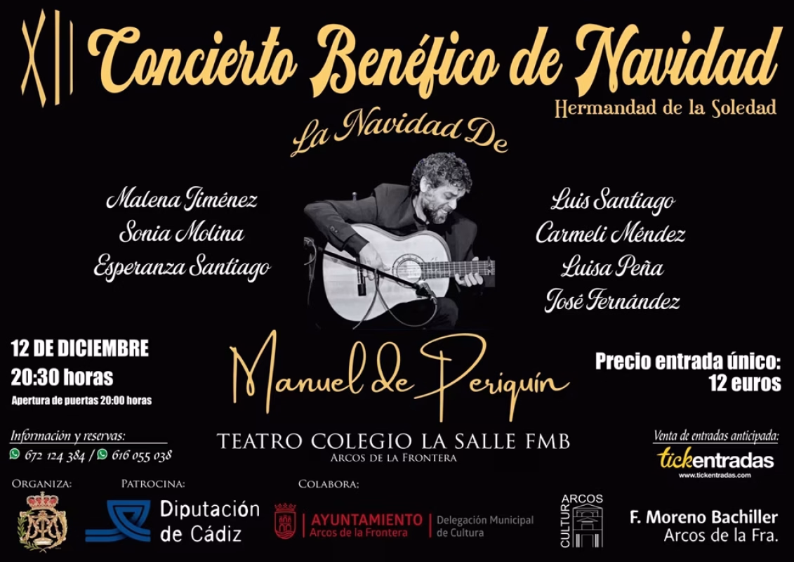 Concierto Benéfico de Navidad Arcos de la Frontera en Arcos de la Frontera