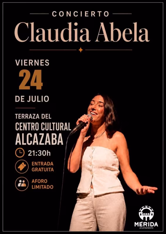 Concierto de Claudia Abela en Mérida