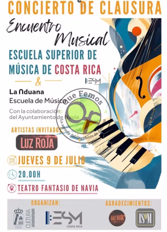Concierto de Clausura y Encuentro Musical en Navia