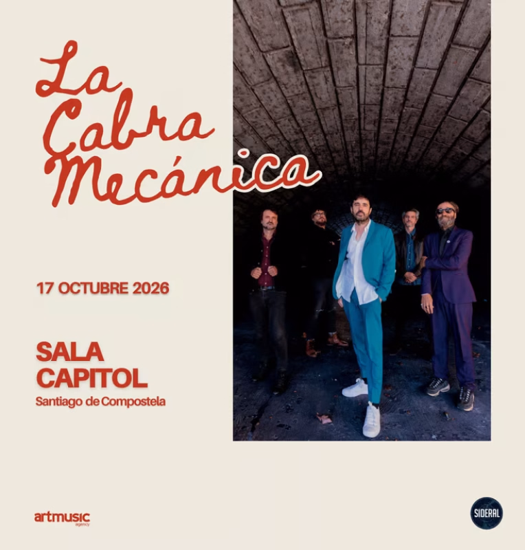 Concierto de La Cabra Mecánica en Santiago de Compostela