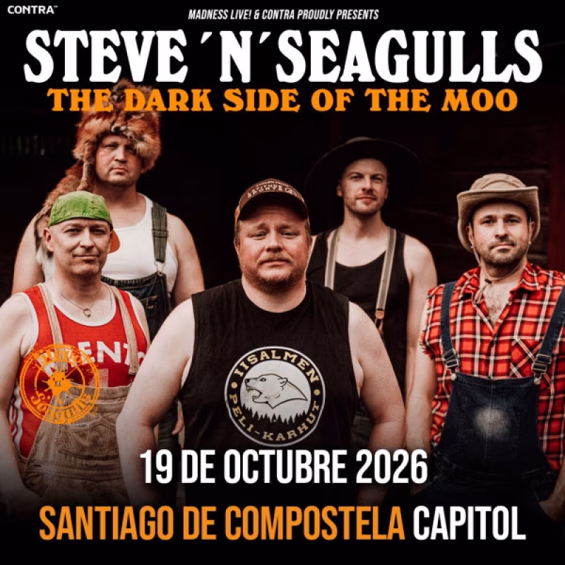 Concierto de Steve 'N' Seagulls en Santiago de Compostela
