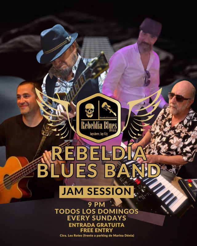 Concierto: Rebeldía Blues Band en Dénia