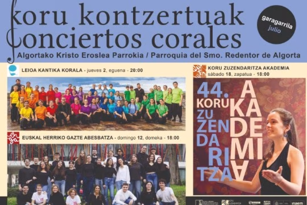 Conciertos Corales: 44ª Academia de Dirección Coral en Getxo