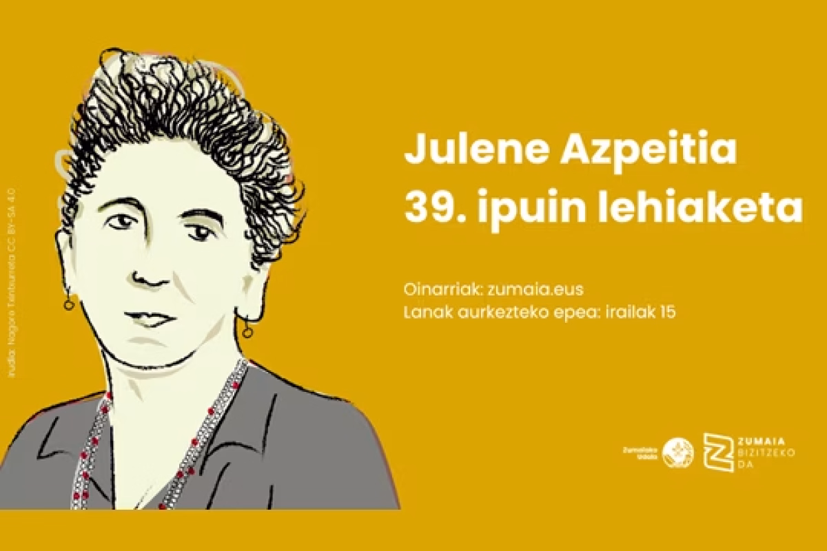 Concurso de cuentos Julene Azpeitia 2026 en Zumaia