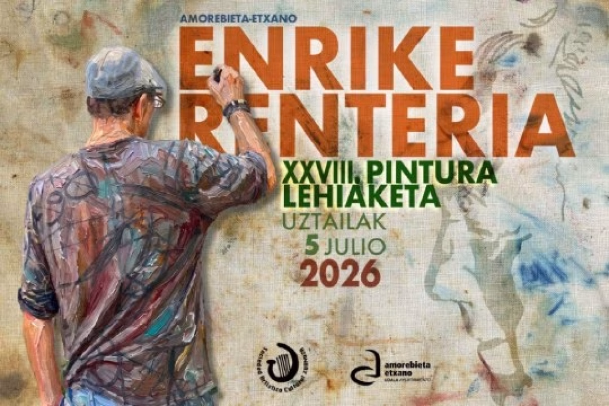 Concurso de pintura Enrike Renteria 2026 en Amorebieta-Etxano
