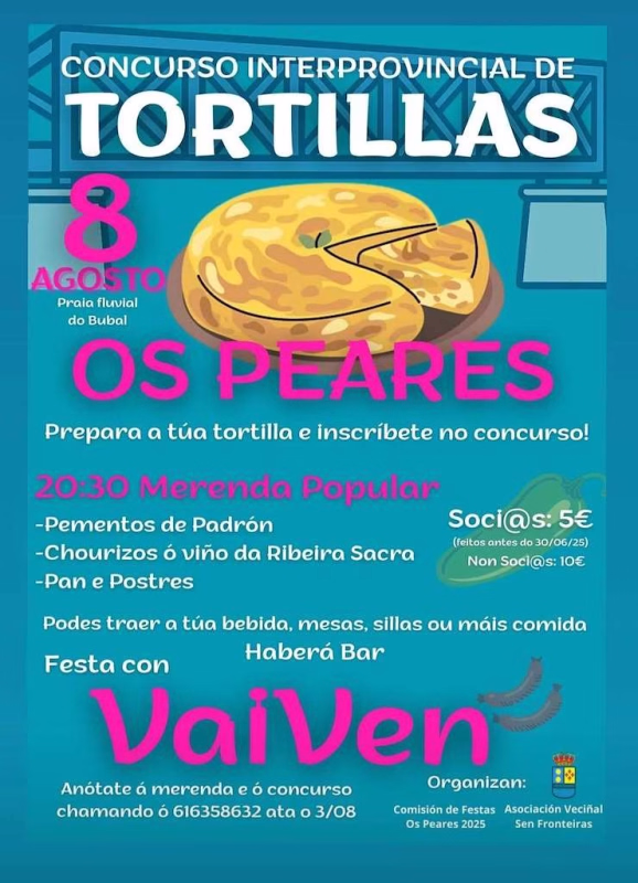 Concurso Interprovincial de Tortillas  en A Peroxa en A Peroxa