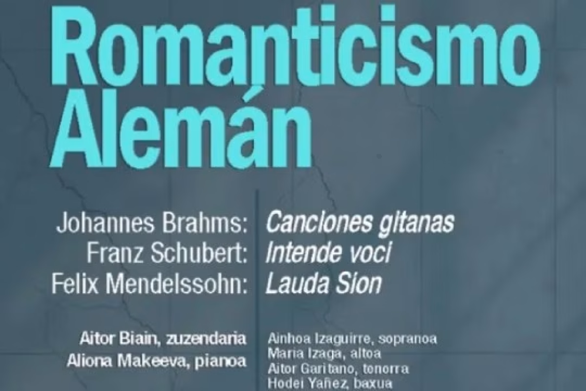Coro Sinfónico de Álava: "Romanticismo alemán" en Vitoria-Gasteiz