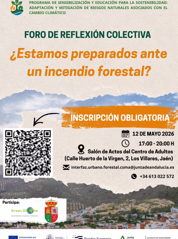 Foro de Reflexión Colectiva: ¿Estamos preparados ante un incendio forestal? en Los Villares
