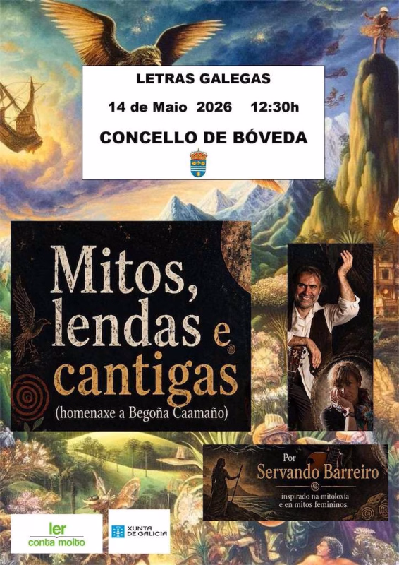 Día das Letras Galegas (2026)  en Bóveda en Bóveda