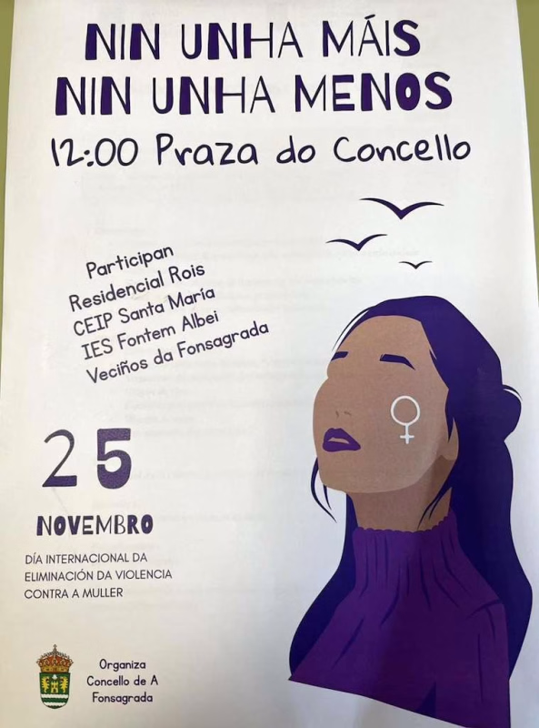 Día Internacional da Eliminación da Violencia contra a Muller  en A Fonsagrada en A Fonsagrada