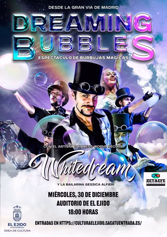 Dreaming Bubbles «The Bubble Show» en El Ejido