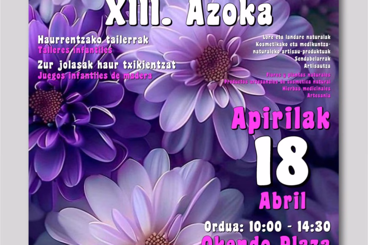 XIII Feria de Flores y Plantas (Lore Azoka) en Lasarte-Oria
