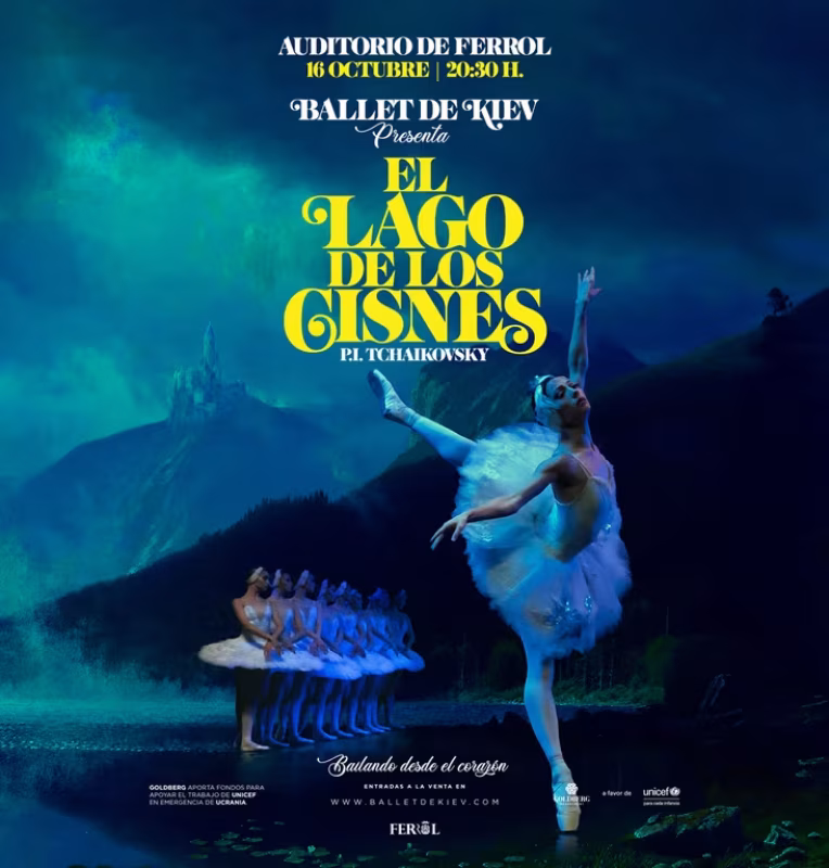 El Lago de los Cisnes - Ballet de Kiev en Ferrol