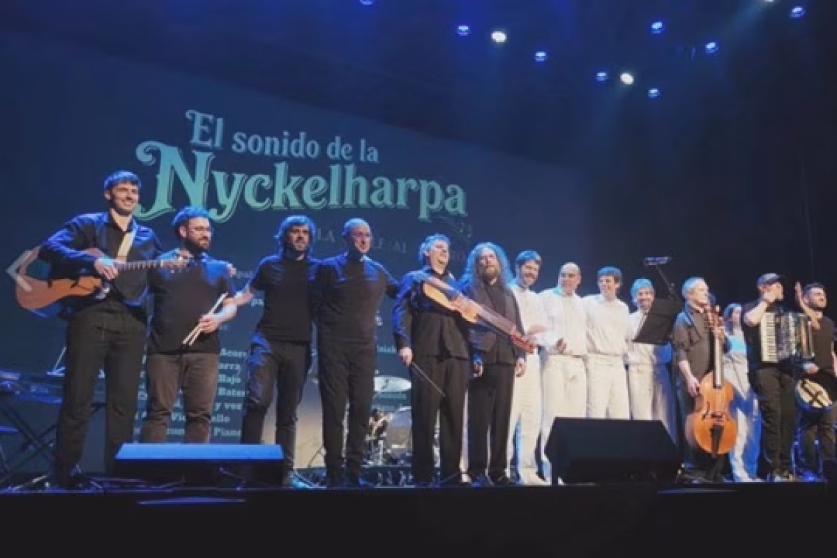 "El sonido de la nyckelharpa: de la calle al teatro" en Barañain