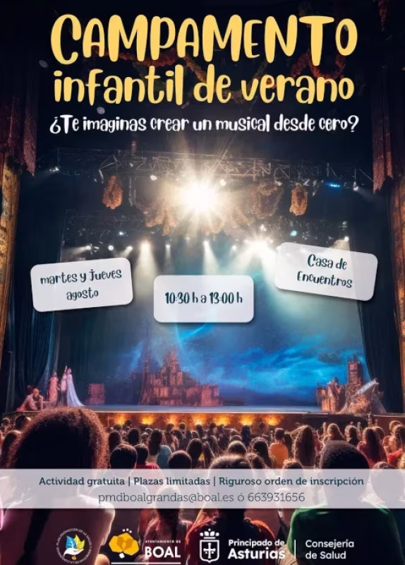 En Boal nacerá un musical gracias a este Campamento Infantil de Verano en Boal